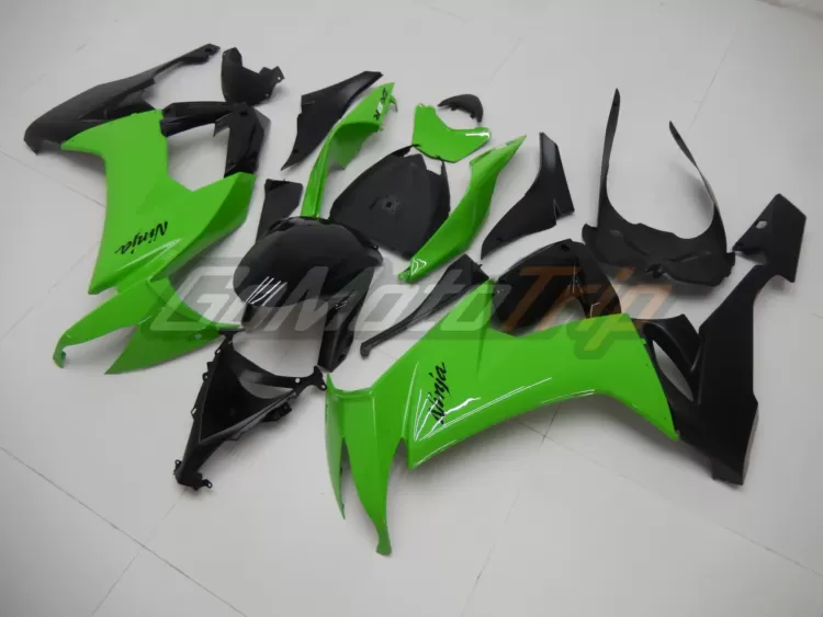 2008 2010 Kawasaki Ninja Zx 10r Green Fairing 2