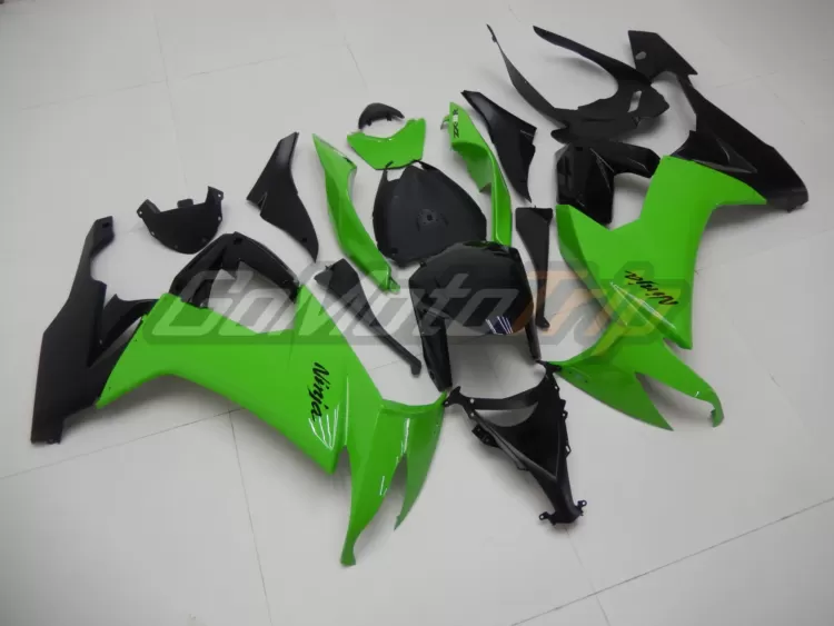 2008 2010 Kawasaki Ninja Zx 10r Green Fairing 3