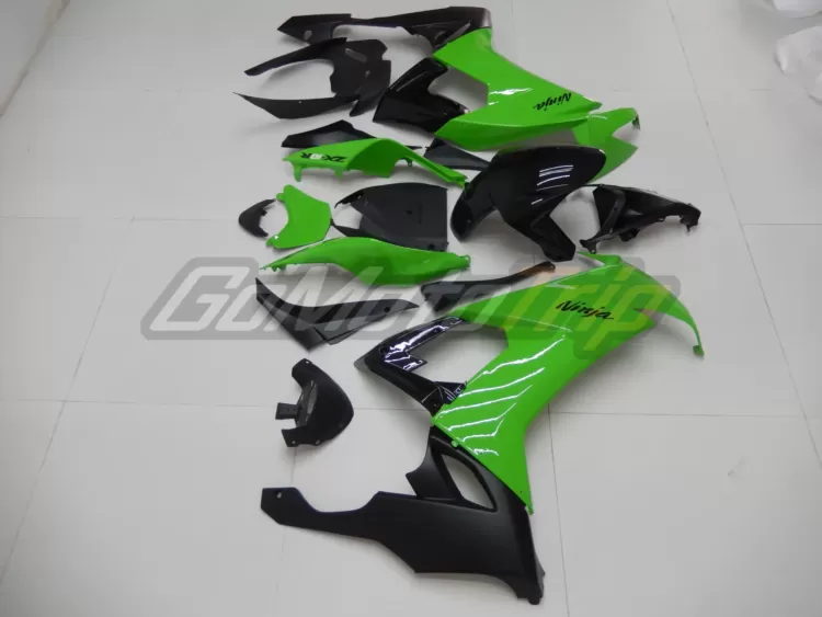 2008 2010 Kawasaki Ninja Zx 10r Green Fairing 5