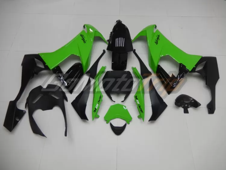 2008 2010 Kawasaki Ninja Zx 10r Green Fairing 6