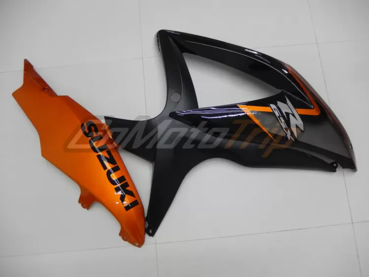 2008 2010 Suzuki K8 Black Orange Fairing2 12