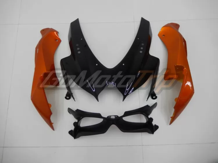 2008 2010 Suzuki K8 Black Orange Fairing2 8