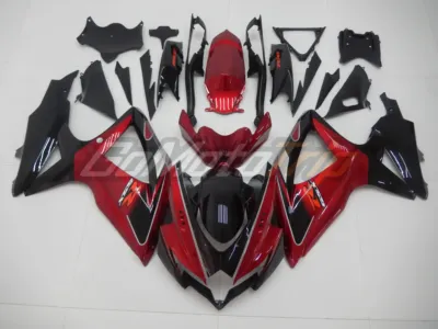 2008 2010 Suzuki K8 Black Red Fairing2 1