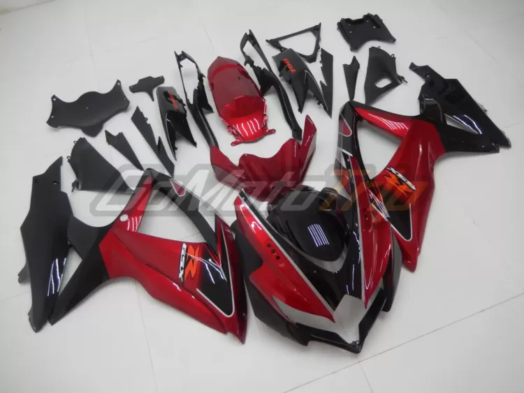 2008 2010 Suzuki K8 Black Red Fairing2 3