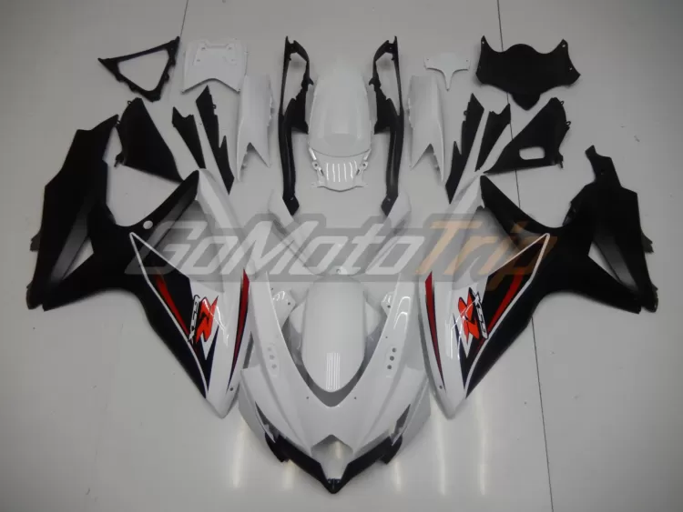 2008 2010 Suzuki K8 Black White Fairing2 1