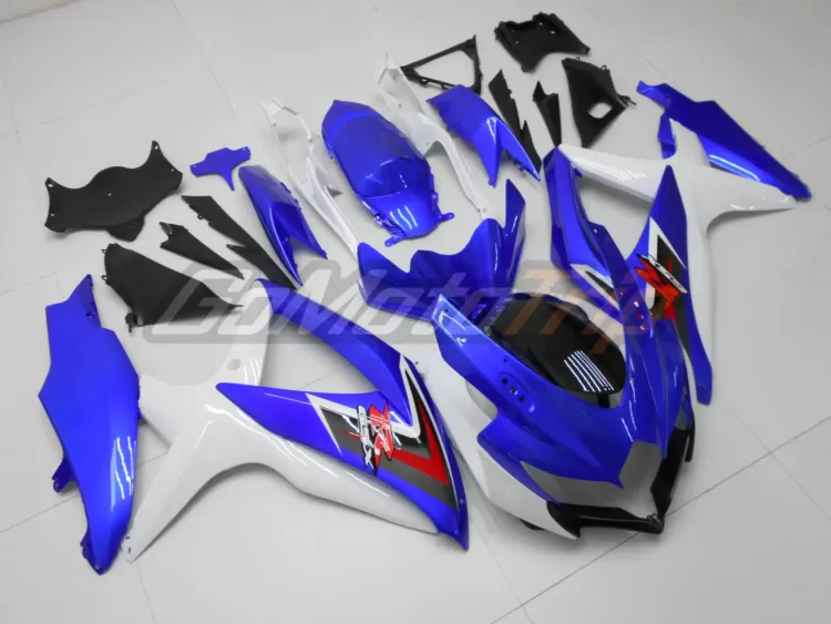 2008 2010 Suzuki K8 Blue White Fairing 3