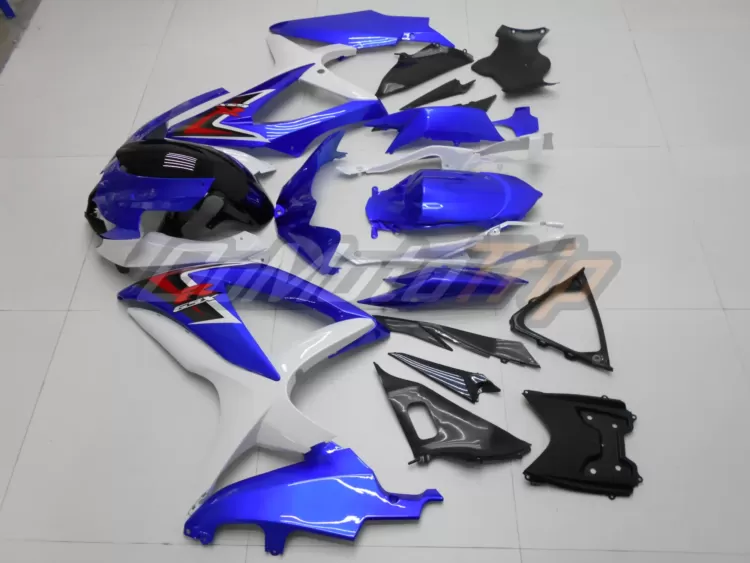 2008 2010 Suzuki K8 Blue White Fairing 4