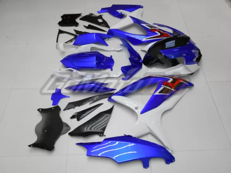 2008 2010 Suzuki K8 Blue White Fairing 5