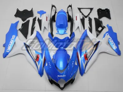 2008 2010 Suzuki K8 Blue White Fairing2 1