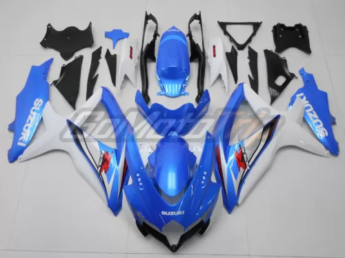 2008 2010 Suzuki K8 Blue White Fairing2 1