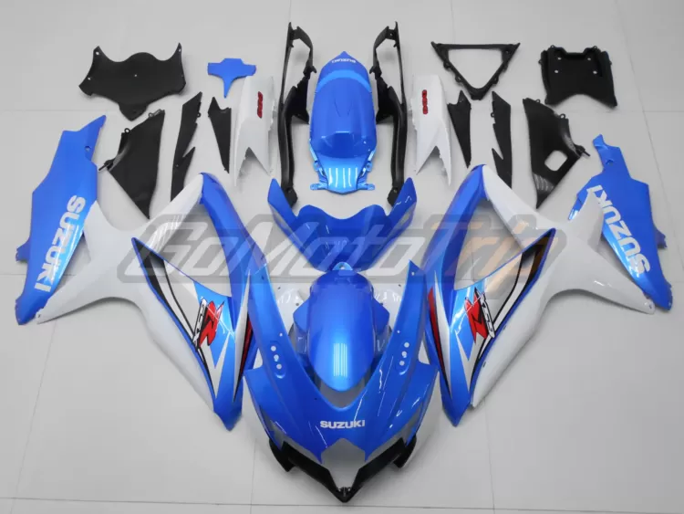 2008 2010 Suzuki K8 Blue White Fairing2 1