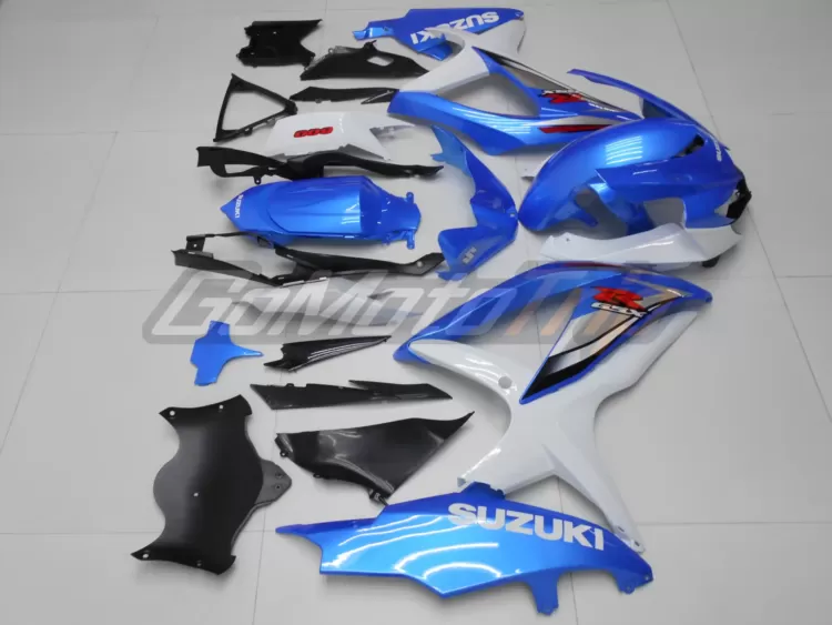 2008 2010 Suzuki K8 Blue White Fairing2 5