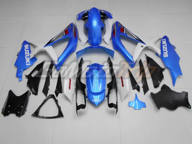 2008 2010 Suzuki K8 Blue White Fairing2 6