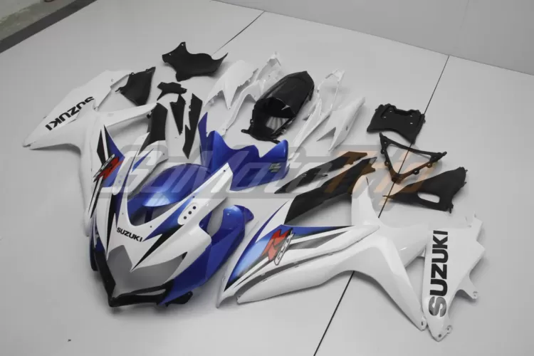 2008 2010 Suzuki K8 Blue White Fairing3 2