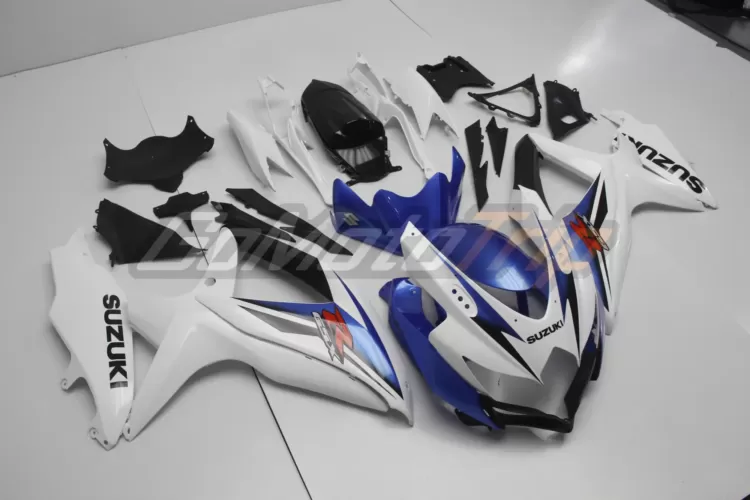 2008 2010 Suzuki K8 Blue White Fairing3 3