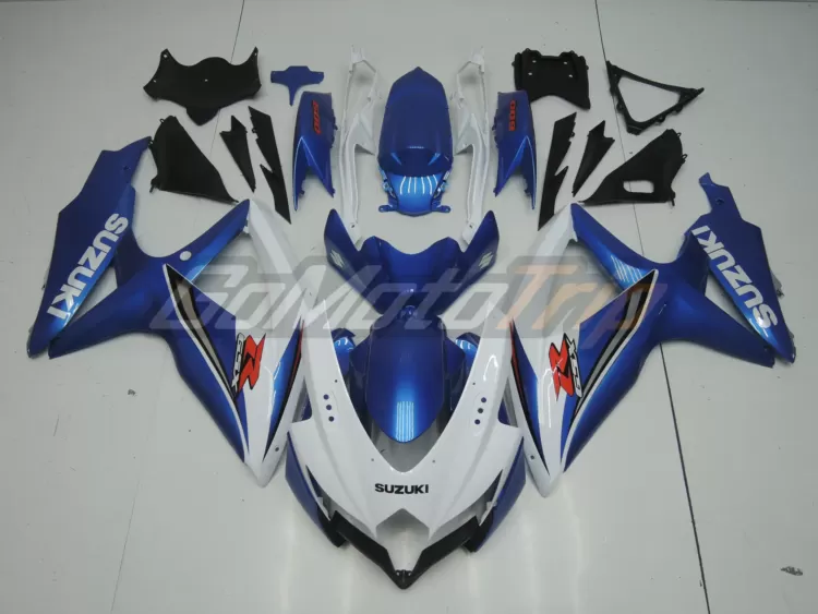 2008 2010 Suzuki K8 Blue White Fairing4 1