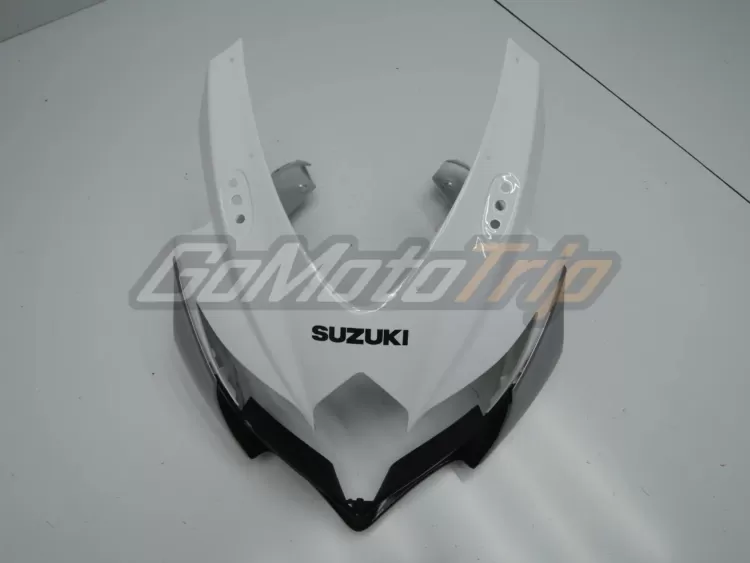 2008 2010 Suzuki K8 White Silver Fairing 4