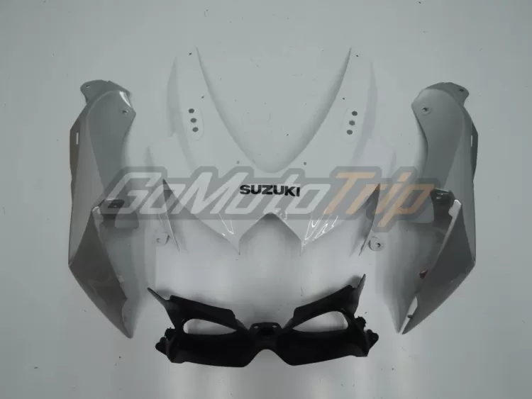 2008 2010 Suzuki K8 White Silver Fairing 5