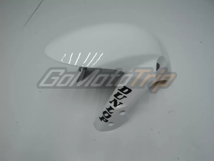 2008 2010 Suzuki K8 White Silver Fairing 6