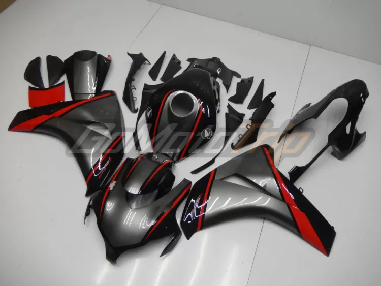 2008 2011 Honda Cbr1000rr Black Gray Fairing 2