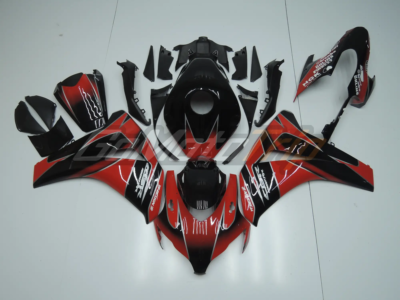 2008 2011 Honda Cbr1000rr Black Red Fairing2 1