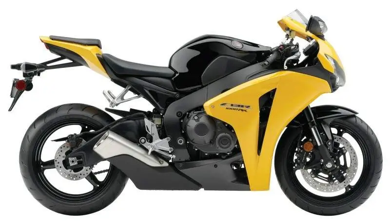 2008 2011 Honda Cbr1000rr Black Yellow Fairing 10