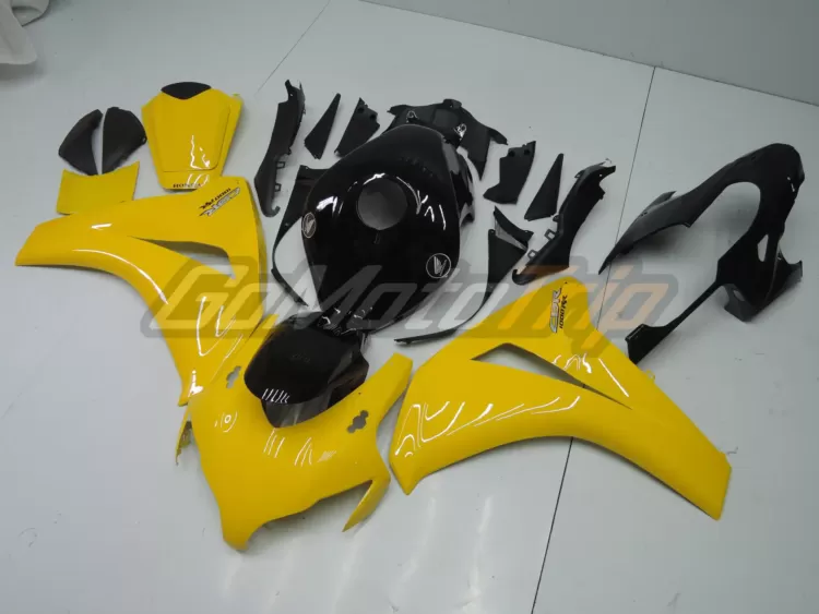 2008 2011 Honda Cbr1000rr Black Yellow Fairing 2