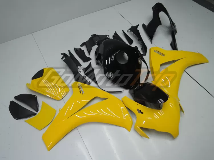 2008 2011 Honda Cbr1000rr Black Yellow Fairing 3