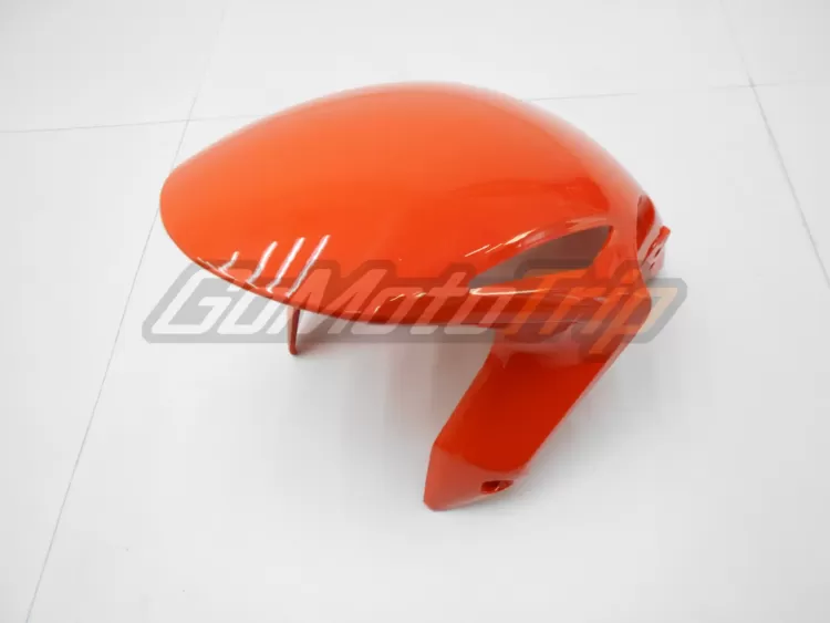 2008 2011 Honda Cbr1000rr Orange Silver Fairing 5