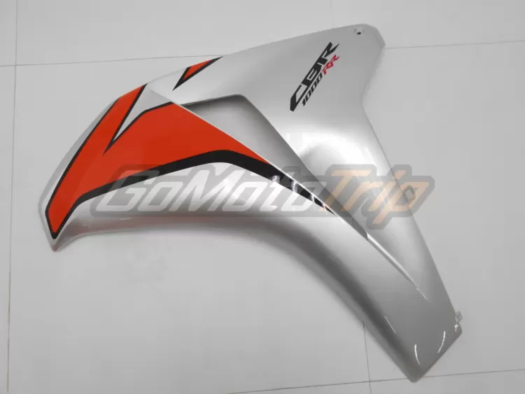 2008 2011 Honda Cbr1000rr Orange Silver Fairing 8