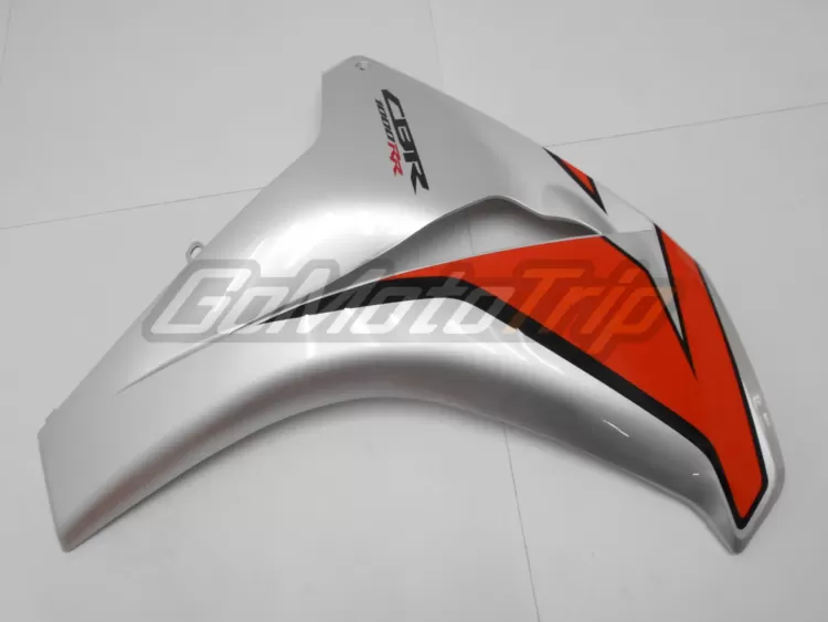 2008 2011 Honda Cbr1000rr Orange Silver Fairing 9