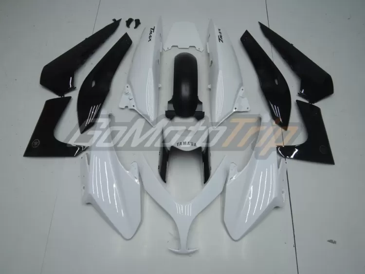 2008 2011 Yamaha Tmax 500 Black White Fairing 1