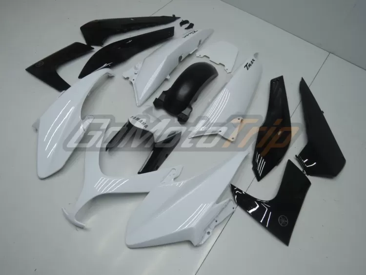 2008 2011 Yamaha Tmax 500 Black White Fairing 2