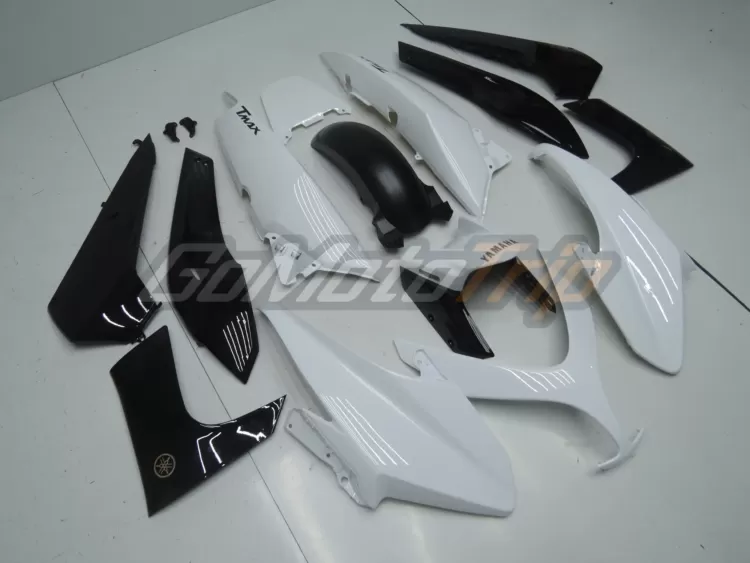 2008 2011 Yamaha Tmax 500 Black White Fairing 3