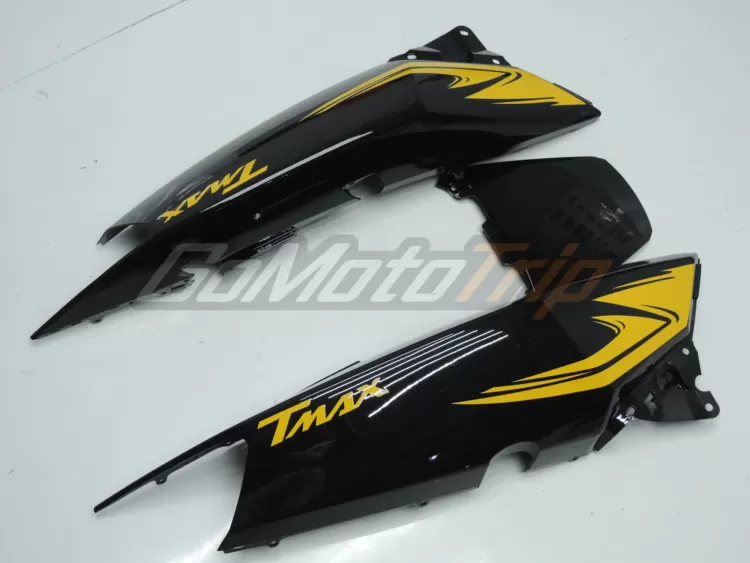 2008 2011 Yamaha Tmax 500 Black Yellow Fairing2 10