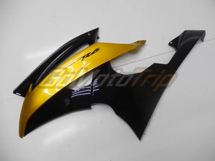 2008 2016 Yamaha Yzf R6 Black Gold Fairing 8