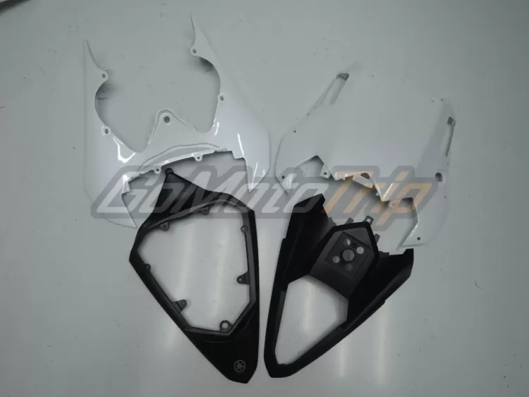 2008 2016 Yamaha Yzf R6 Black White Fairing 14