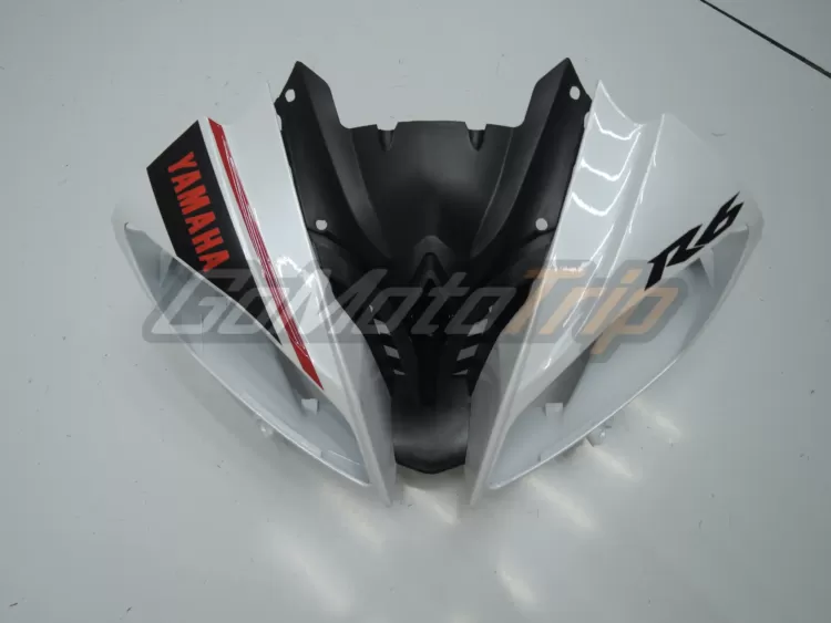 2008 2016 Yamaha Yzf R6 Black White Fairing 4