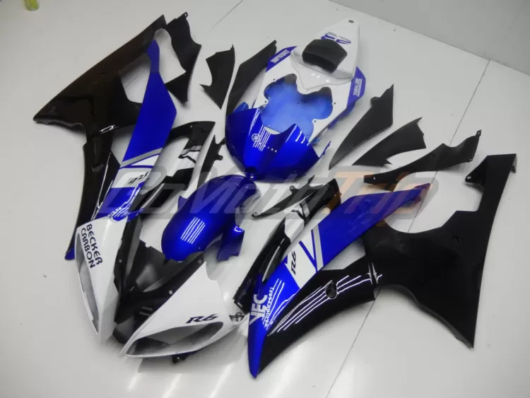 2008 2016 Yamaha Yzf R6 Blue Black Fairing2 2