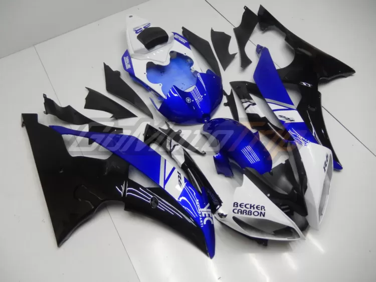 2008 2016 Yamaha Yzf R6 Blue Black Fairing2 3