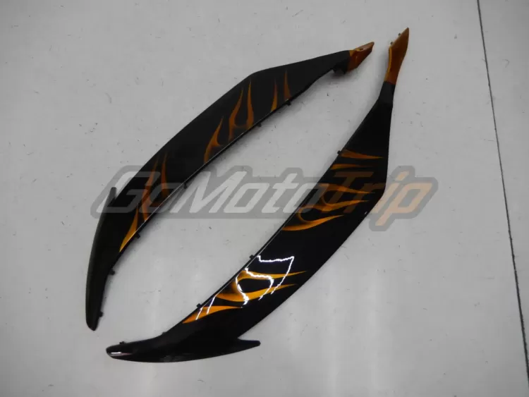 2008 2016 Yamaha Yzf R6 Orange Flame Fairing 11