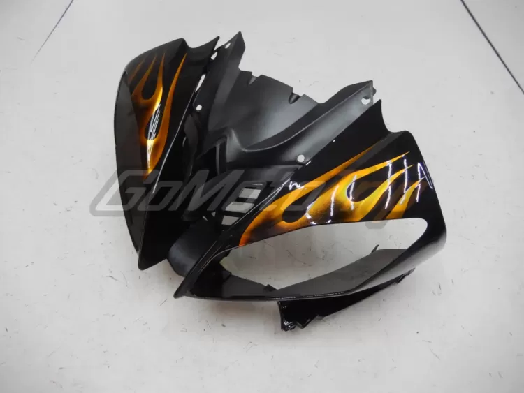 2008 2016 Yamaha Yzf R6 Orange Flame Fairing 4