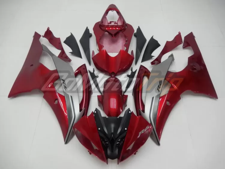 2008 2016 Yamaha Yzf R6 Pearl Red Fairing 1