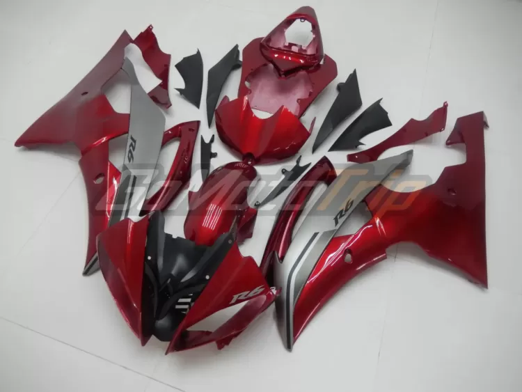 2008 2016 Yamaha Yzf R6 Pearl Red Fairing 2