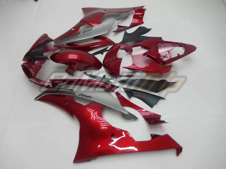 2008 2016 Yamaha Yzf R6 Pearl Red Fairing 4