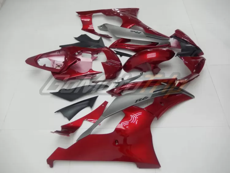 2008 2016 Yamaha Yzf R6 Pearl Red Fairing 5