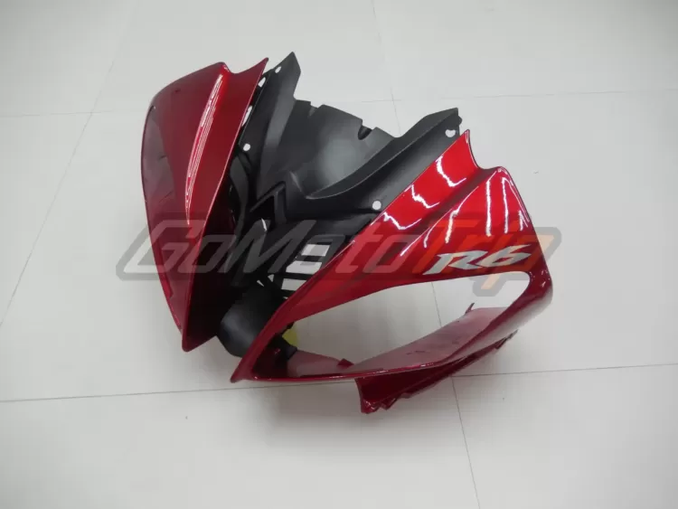 2008 2016 Yamaha Yzf R6 Pearl Red Fairing 7