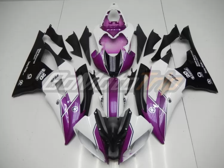 2008 2016 Yamaha Yzf R6 Purple White Fairing 1