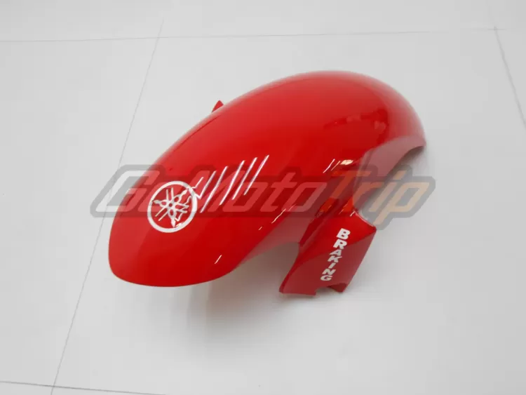 2008 2016 Yamaha Yzf R6 Red White Fairing 10