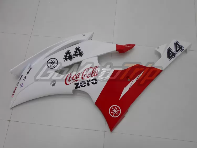 2008 2016 Yamaha Yzf R6 Red White Fairing 12